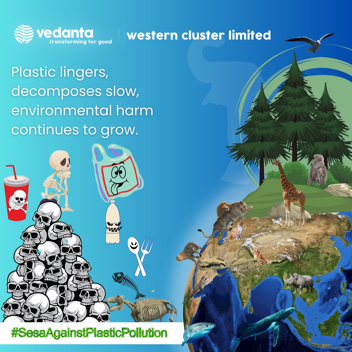 westerncluster's tweet photo. #WCLAgainstPlasticPollution #Vedanta #WCL #WorldBiodiversityDay #Biodiversity #TransformingForGood https://t.co/JRy6DCa9bL