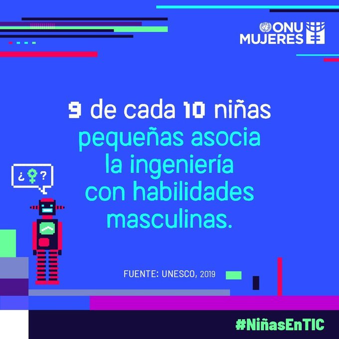 forgender's tweet photo. 🟣🚩¡Alerta! Desafiemos los #estereotipos y prejuicios que impiden a las mujeres y las niñas estudiar carreras científicas y tecnológicas, y convertirse en líderes en esos sectores. @ONUMujeres #MoreGirlsInStem #Stemwomen
https://t.co/yMDH0n3qvj https://t.co/pfMuYBLFVB