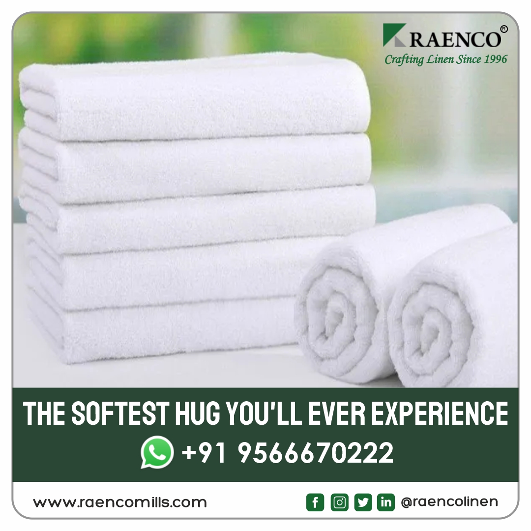 The Softest Hug You'll Ever Experience

#BathTowel #bathtowels #towel #towels #protector #facetowel #spa #spatowels #handtowels #whitetowels #raencoindia #bathmat #bathrobe #whitelinen #bathlinen #bedlinen #Raenco #raencolinenraencolinen