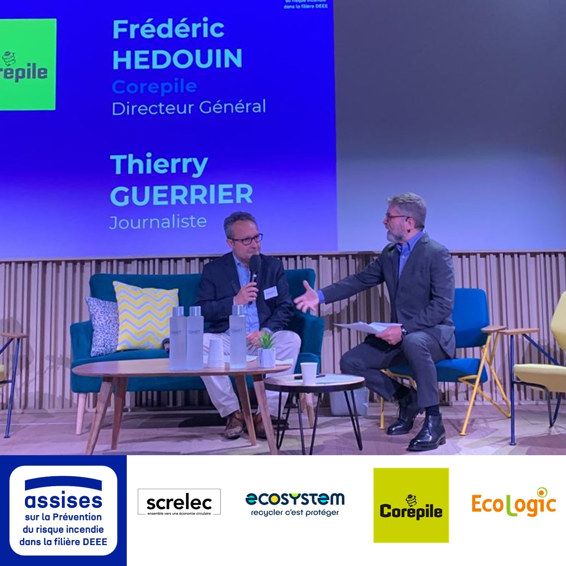corepile's tweet photo. 🗓[ Événement]
2nde édition des Assises de la Prévention du Risque Incendies dans la filière #DEEE, coorganisées par @ecosystem_eco, @Ecologic_France et #Corepile , @Screlec.
👉Une journée consacrée à la sécurisation de la filière en présence des professionnels concernés. https://t.co/YZNVZPnbNg