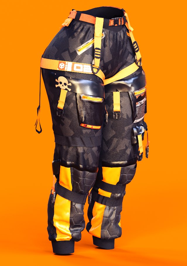 PouchyBoi's tweet image. Featuring Tactical Hazard Pants.
#3DArt #VRChat #TextureArtist