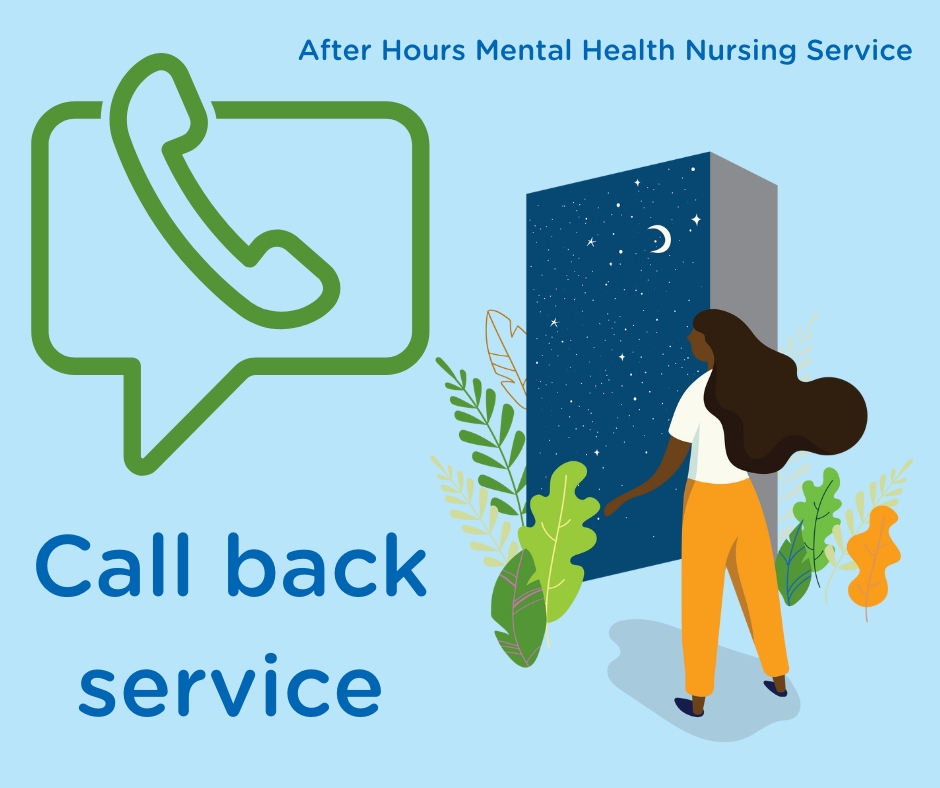 We now offer a call back service for our After Hours Mental Health Nursing Service?

If you find that you need mental health support after hours, you can request that one of our Mental Health Nurses contact you via our online enquiry form.  📄 🧠 ☎️

bit.ly/3qnxyOj