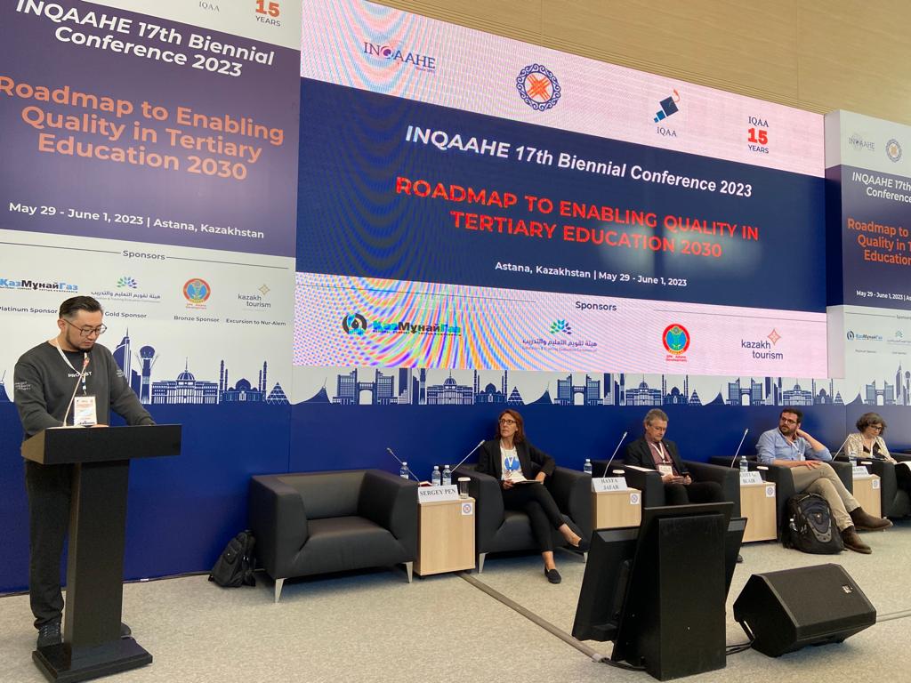 inqaahe's tweet photo. #INQAAHEConference2023 multi-speaker session on sub-theme 4 presented by Dr. Hayfa Jafar, Dr. Scott G. Blair @aiaascK12, Dr. José Luis Mateos-González and Dr. Anna Prades @aqucatalunya.
@IQAA_KZ
@EtecKsa
#KazMunayGas #AstanaDevelopment #KazakhTourism https://t.co/0Gm58ngyVs