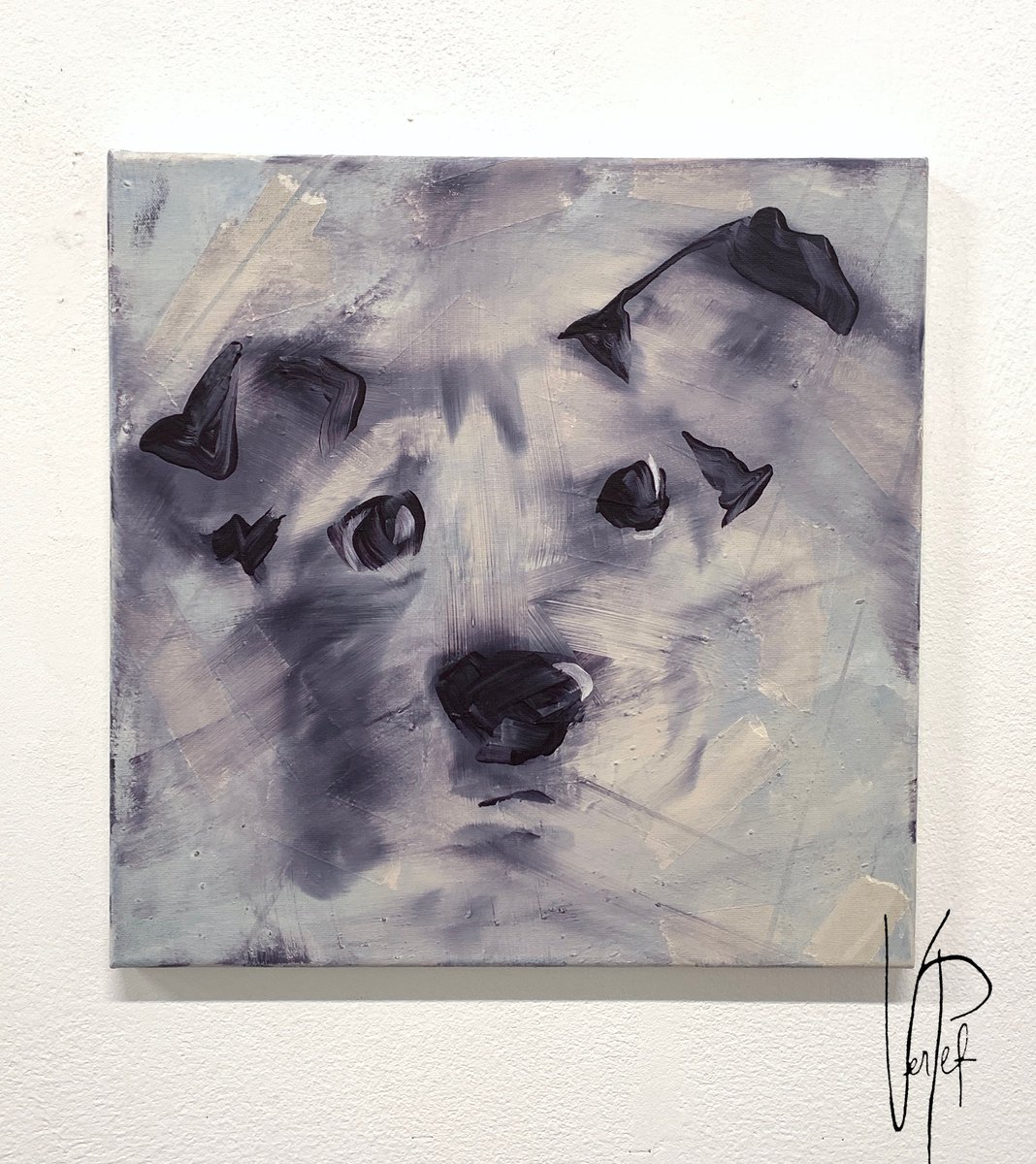 ateliervp's tweet photo. One that hangs above my bed.

#painting #acrylicpainting #art #dog #dogs #canvas https://t.co/JCD1KtlRrv