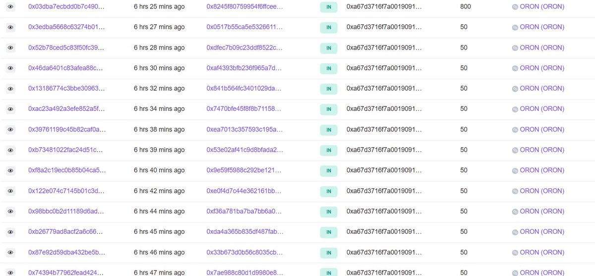 YVantoor's tweet photo. @Galaxylabss @Hyperpay_tech Don't do airdrops from them—they add their own wallet addresses and afterwards transfer all the tokens to one of their wallets. Look at this project and address.https://t.co/yjgtSyM5Nq\ and 0xa67D3716F7A0019091b5a045657a9559EEb638B9 https://t.co/cJ0PwhaXeF