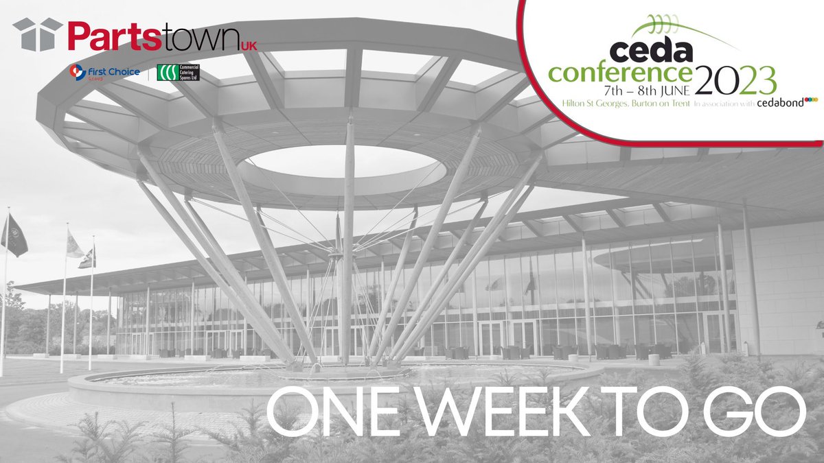 PartsTownUK's tweet photo. ONE WEEK TO GO!
Mike, Neil & Neil will be heading to St Georges Park next week to attend the @CEDAUK Conference!
Come and say hello! #ceda #cedaconference #workingtogether https://t.co/hIua97o3DF
