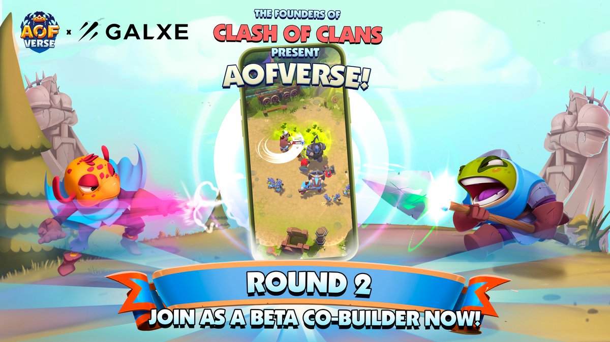 AOFverse's tweet image. Attention, Fortuneers! Round 2 of #BetaTesting is here 🚀

Test @AOTactics, the groundbreaking Web3 Auto-Battle Game by @Supercell founders, powered by @Galxe 🏰⚔

Join now: galxe.com/AOFverse/campa…

Reap. Fight. Dominate.

First come, first served. Don't miss out! ⚔🔥