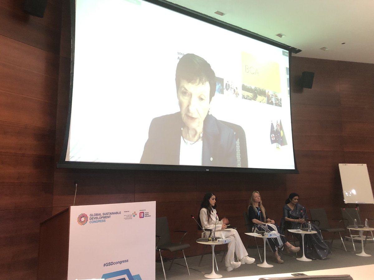 Great session on refugees &amp; Higher Ed @GSDcongress  looking at #UNHCR  #15by30 ambition for <a href="/RefugeesMedia/">UNHCR News</a> being at Uni. <a href="/westernsydneyu/">Western Sydney University</a> Chancellor, Jennifer Westacott, on panel. Stressed role of Uni research &amp; advocacy