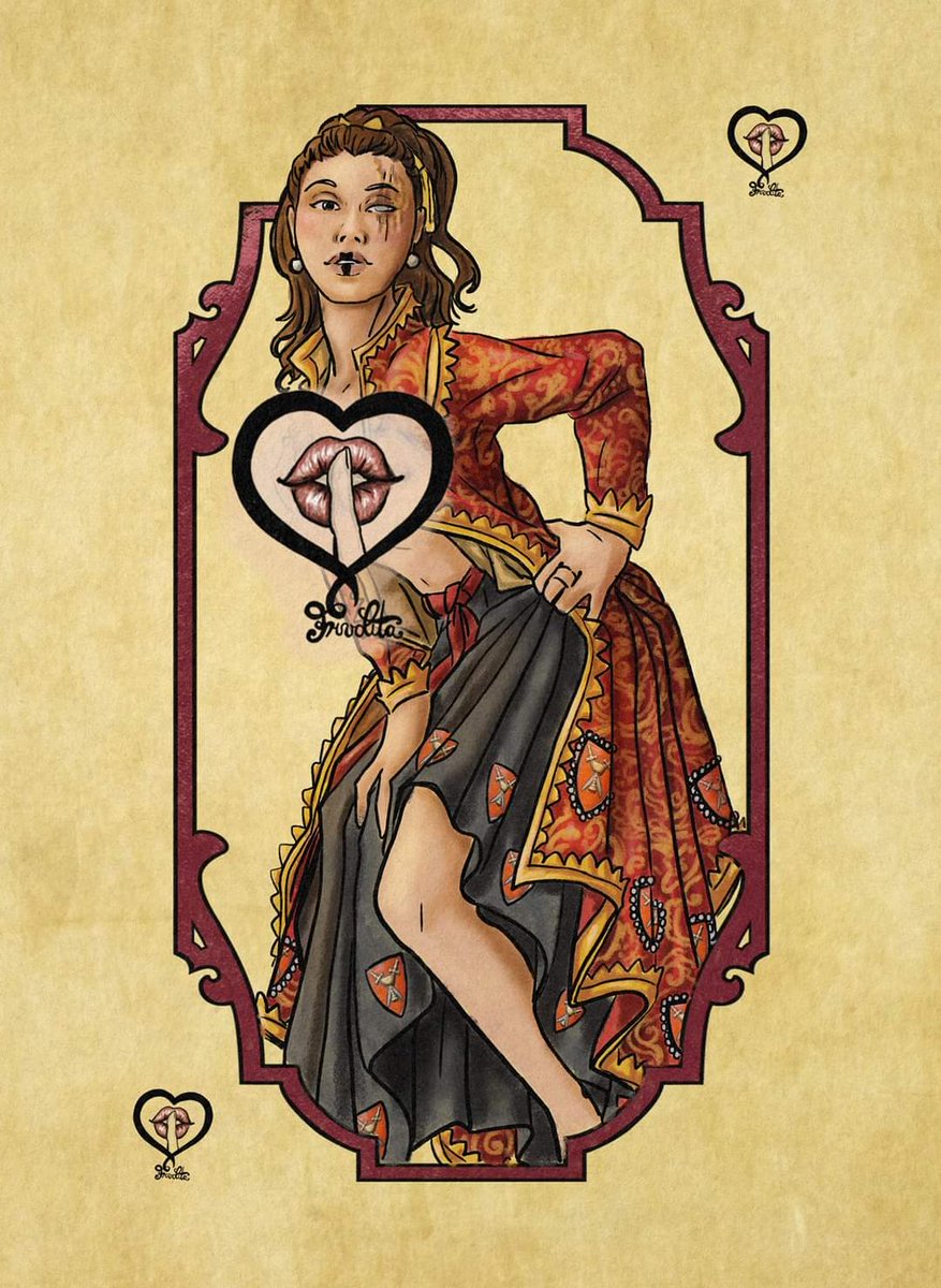 Just one week to go until I have some vacation! Fascinating that this boosts my Motivation so much. Have a happy working day with this fierce Lady! #pokercard #larp #larpersoftwitter