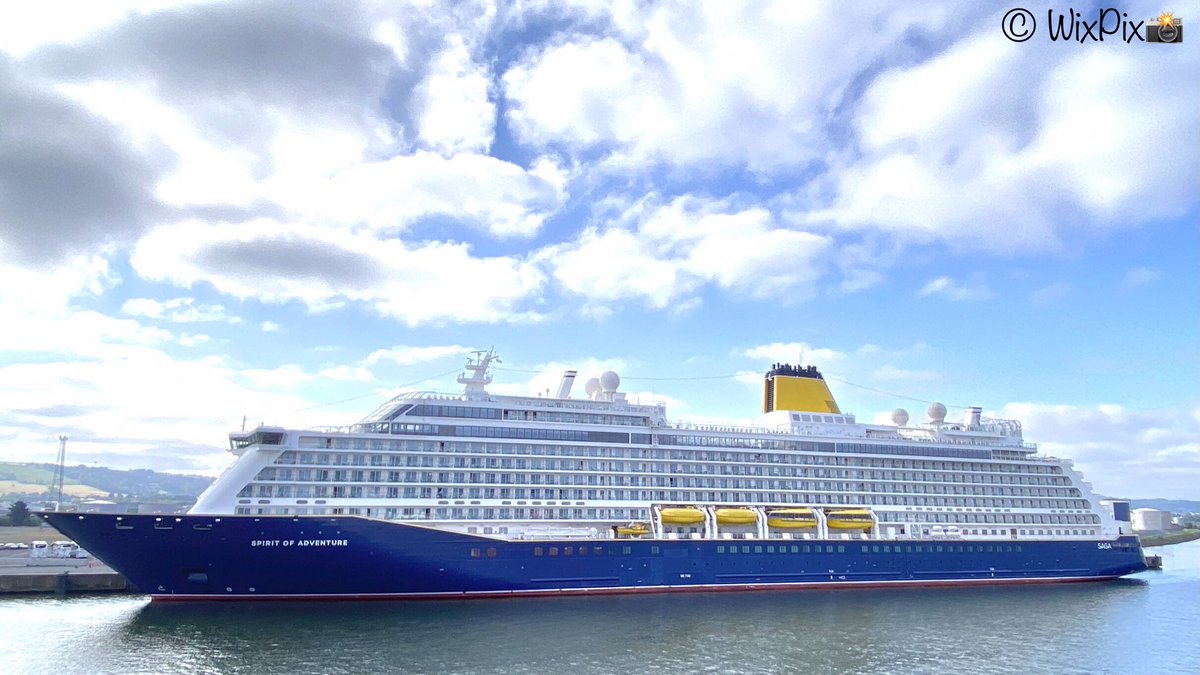 WixpixRob's tweet photo. Welcome to @BelfastHarbour 

#SagaCruise #SpiritOfAdventure

#thruthefairlead 📸 https://t.co/eh1CSkevGH