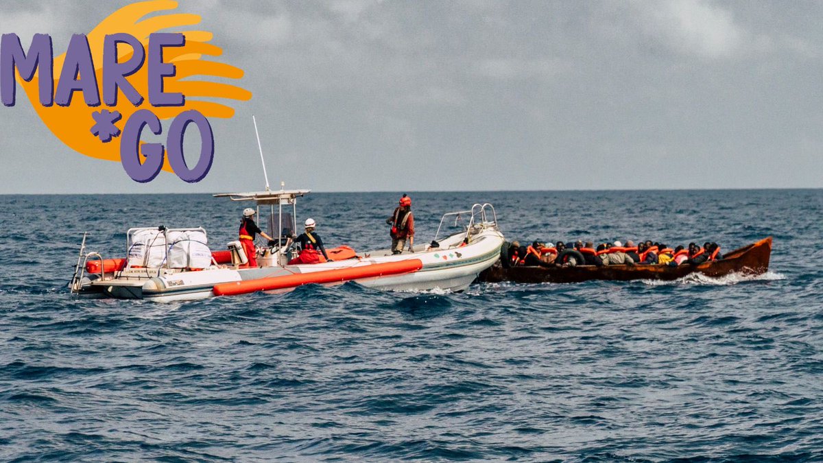 RaphaelReschke's tweet image. Today at 07:35 UTC our crew overheard 2 fishing vessels reporting an unseaworthy boat with 31 people on board. 1 hour later our RHIB entered the scene and handed out life jackets. We decided to stay with the people on the move until the authorities take over their responsibility.