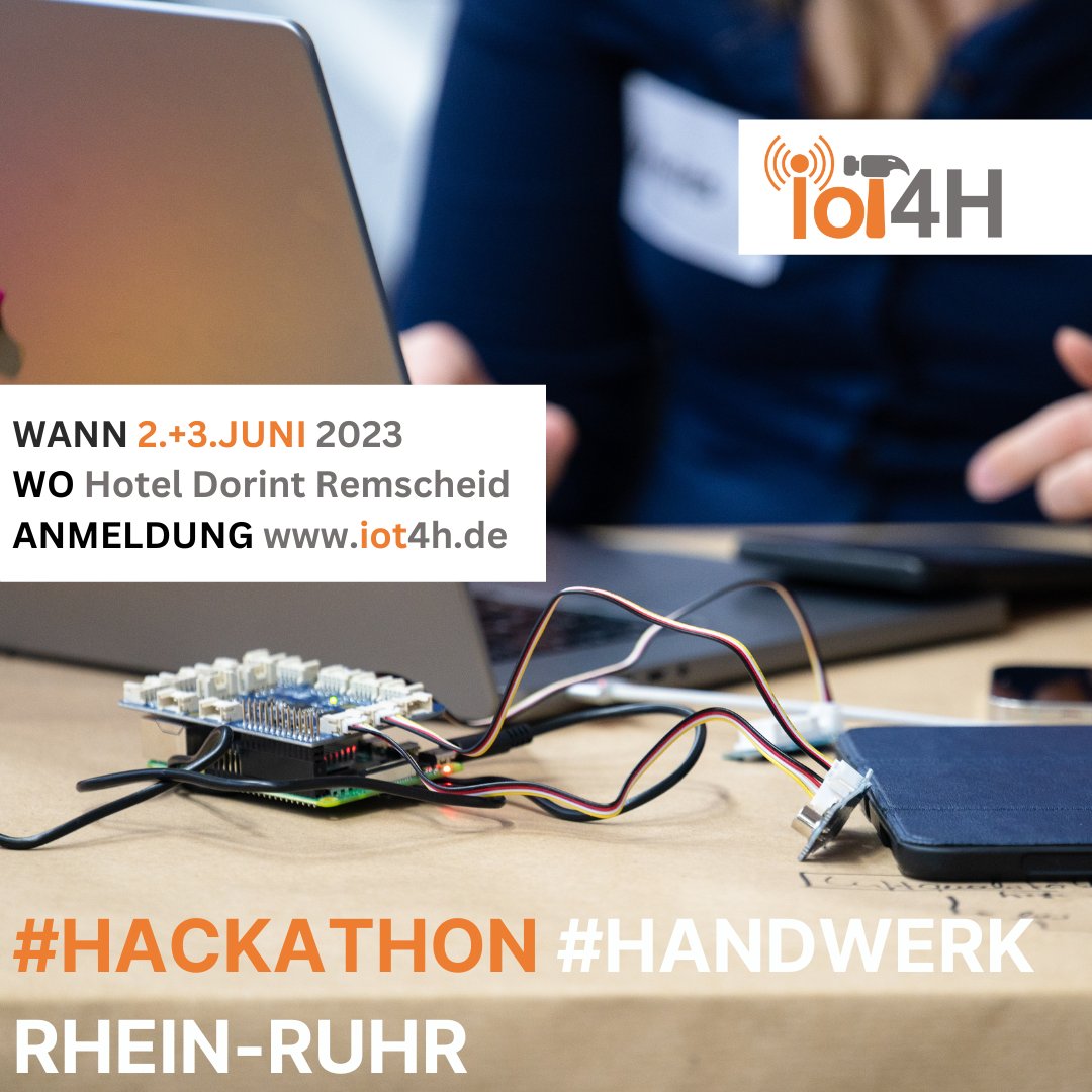 Gemeinsam die erste übergreifende IOT Plattform für das #Handwerk bauen. Kommt auf den Hackathon Handwerk in Remscheid. Wir setzen eure Wünsche und Ideen direkt um. #tmdt #uniwuppertal #Zukunft #Handwerk #EinfachMachen @hwkduesseldorf @hwk_koeln @hwkdortmund #IOT4H