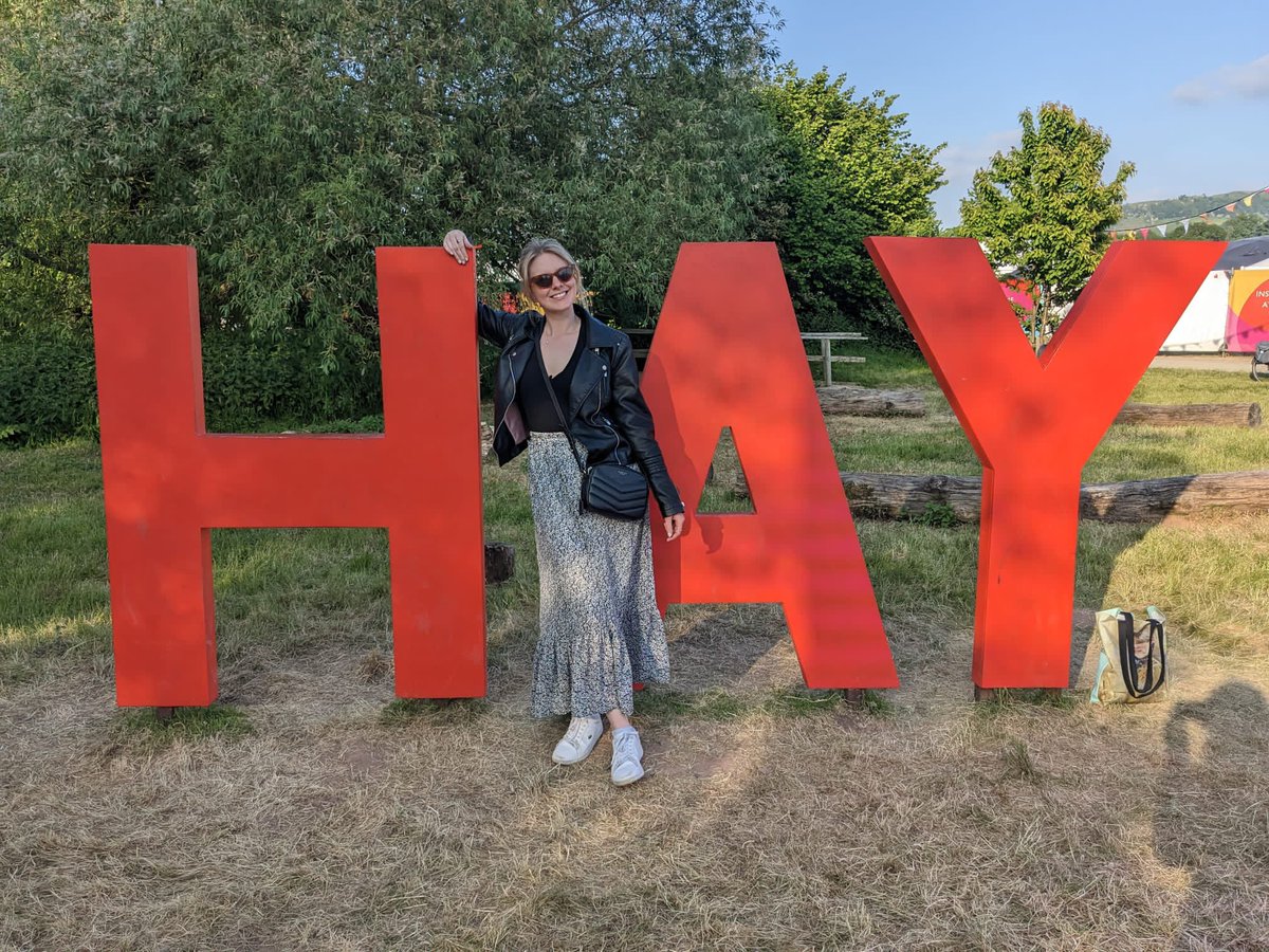 So excited to be at @hayfestival ✨ come and see me chat witches with @anyacbergman and #JunoDawson tonight 🪄 

hayfestival.com/p-20411-anya-b…