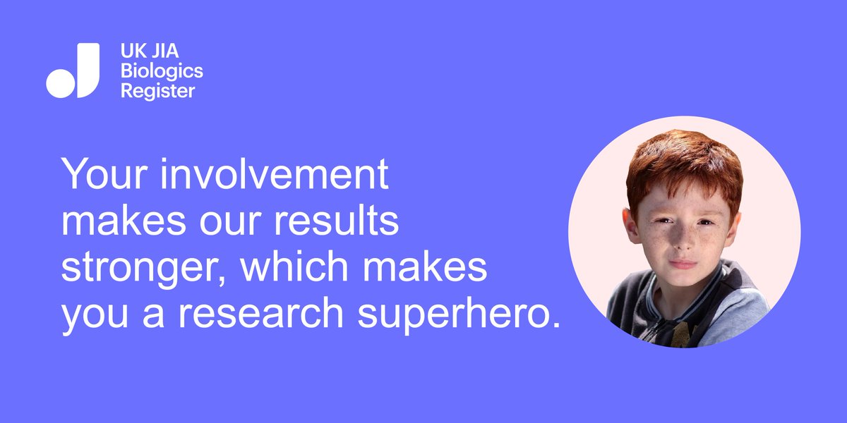The UK JIA Biologics Register helps monitor the safety and efficacy of new treatments for #JIA. The <a href="/BCRD_Study/">UK JIA Biologics Register</a> can now register children and young people with JIA who are newly starting treatment with #Tofacitinib. 

✉️ Contact: praksha.jariwala@manchester.ac.uk to learn more!