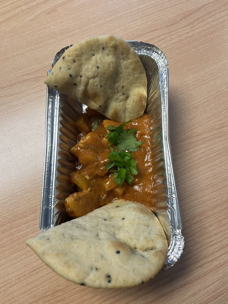 Delicious smells coming out of Base 2 today. Chicken tikka masala and naan bread. Delicious!

#togetherness