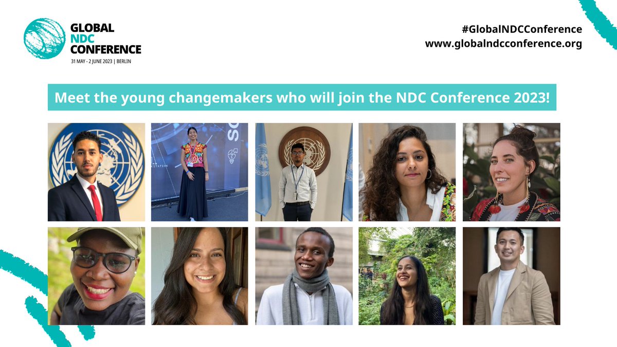 Here we are, meet the young change makers who are joining the NDC Conference 2023 globalndcconference.org/2023/05/26/mee…. 
#GlobalNDCConference
