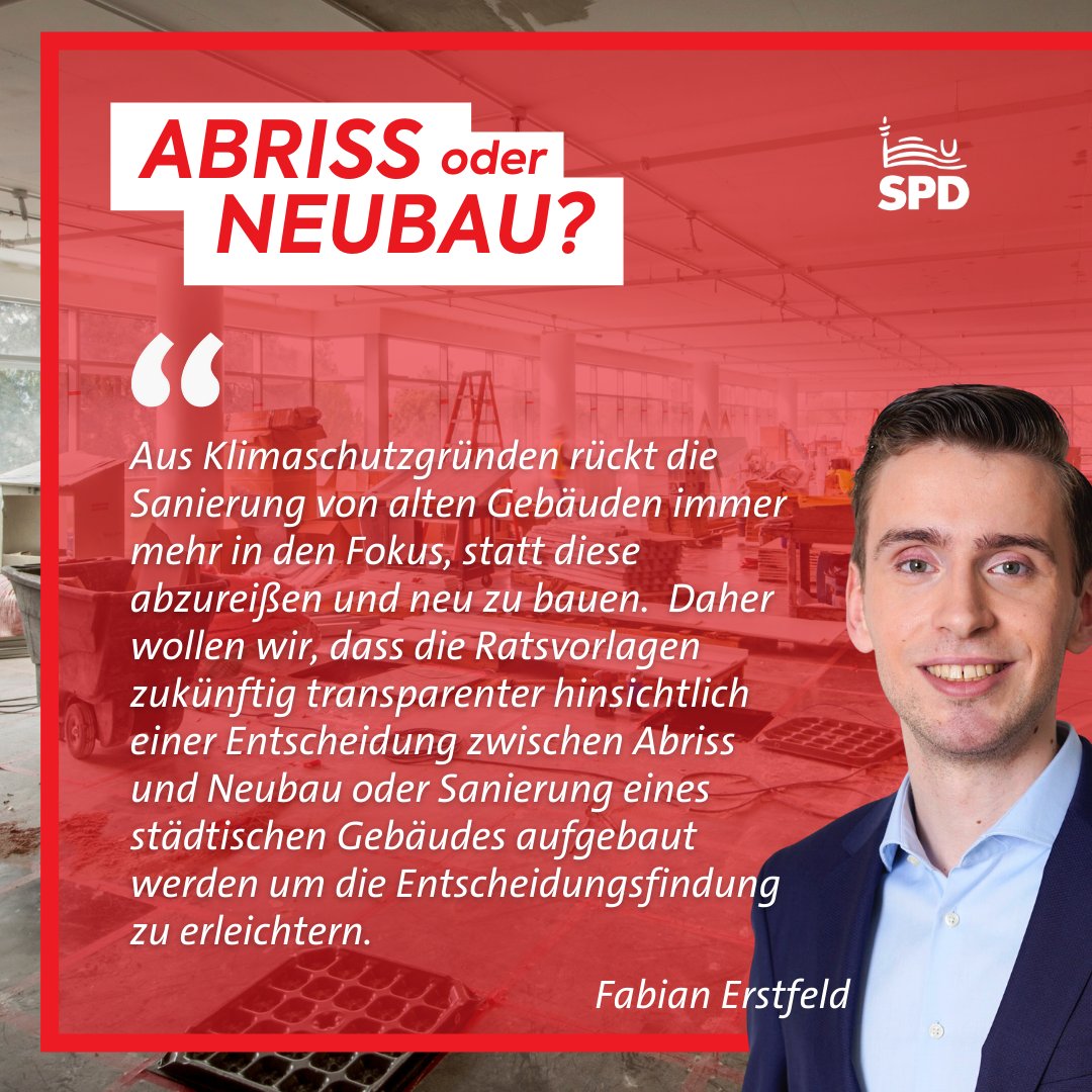 SPD_Fraktion_DO's tweet photo. Mehr Transparenz in den Vorlagen, damit Entscheidungen über Abriss oder Neubau von städtischen Gebäuden besser getroffen werden können. Das soll helfen, die verschiedenen Kriterien besser zu berücksichtigen
https://t.co/Vkj23LwBNY https://t.co/6wWRkbq5FF