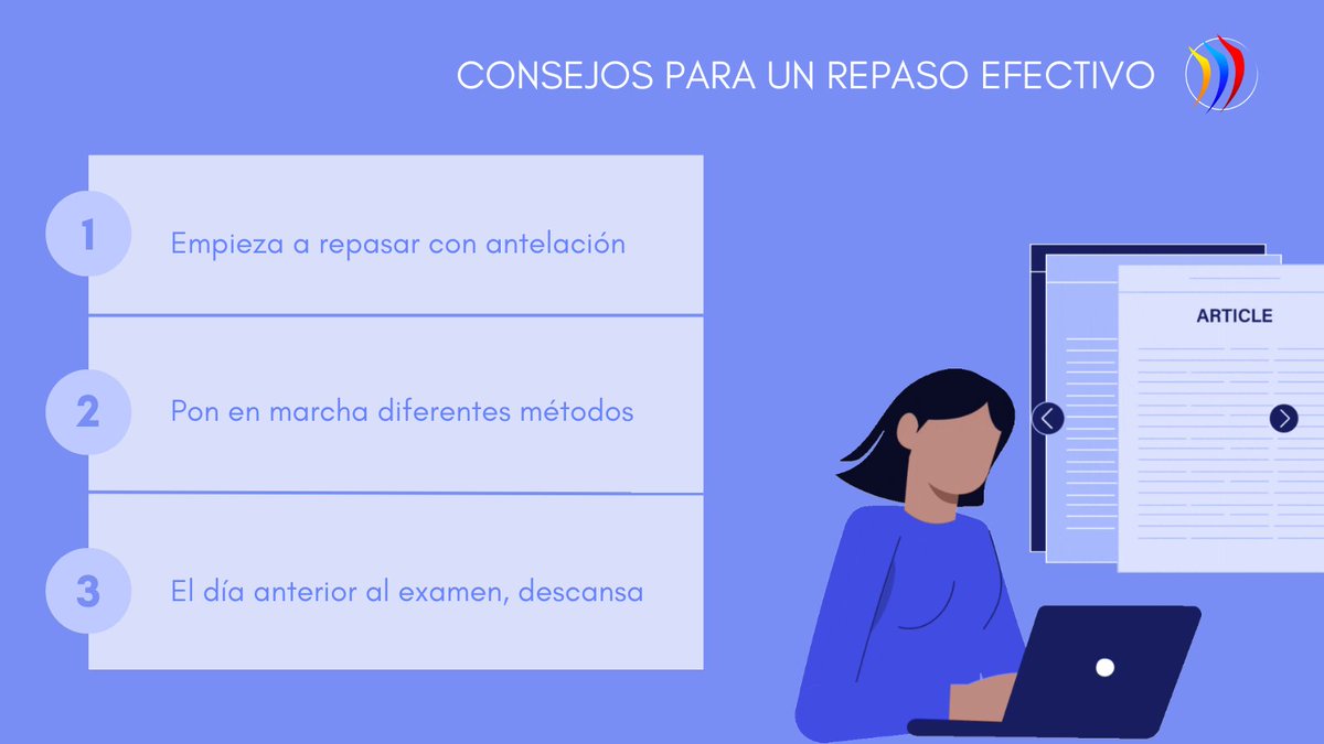 premireducacion's tweet photo. La oposición está llegando a la recta final y es hora de ir empezando a repasar ¿Necesitas unos consejitos para repasar con efectividad? ¡Aquí te los dejamos! ✨ https://t.co/ond1OaC9Ni