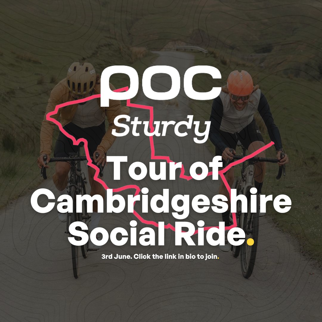 Link My Ride (@linkmyride) on Twitter photo 🚲 Ride-out of the week: <a href="/thetourofcambs/">Tour of Cambridgeshire</a> Social Ride with @POCSports and <a href="/SturdyCycles/">Sturdy Cycles LTD</a> 🚲
Click the link for more details 👉 bit.ly/toc-poc-sturdy…
Join the POC and Sturdy teams for a social ride and a drink once all the Time Trial fun has finished for the day 🙌
#LinkMyRide 🚲 Ride-out of the week: <a href="/thetourofcambs/">Tour of Cambridgeshire</a> Social Ride with @POCSports and <a href="/SturdyCycles/">Sturdy Cycles LTD</a> 🚲
Click the link for more details 👉 bit.ly/toc-poc-sturdy…
Join the POC and Sturdy teams for a social ride and a drink once all the Time Trial fun has finished for the day 🙌
#LinkMyRide