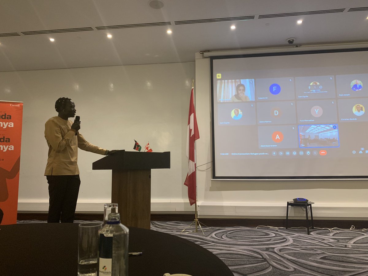 JanineCocker's tweet photo. This is #Together4Learning! Hearing from refugee youth on their lived experiences in the education system. How do we do better? @nhialgdeng @CanHCKenya https://t.co/bLTPrDYOxp
