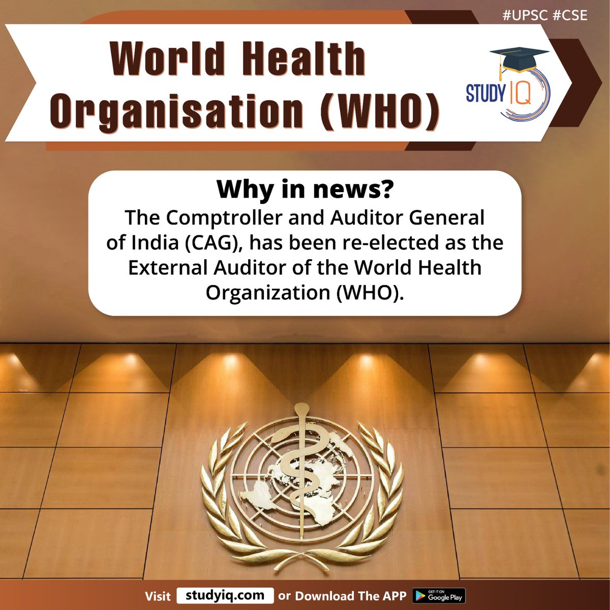 upsciq's tweet photo. World Health Organisation (WHO)
#worldhealthorganisation #who #comptroller #auditorgeneralofindia #cag #externalauditorofwho #unitednations #un #globalhealthorganization #nationalhealthbodies #internationalhealth #worldhealthassembly #epidemiccontrol #upsc #cse #ips #ias https://t.co/vIyi60esf7