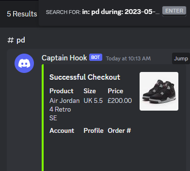 Success posted!