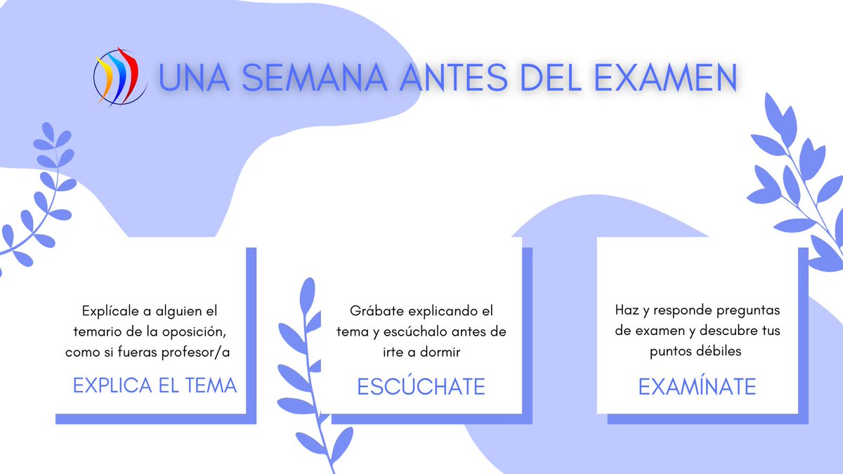 premireducacion's tweet photo. La oposición está llegando a la recta final y es hora de ir empezando a repasar ¿Necesitas unos consejitos para repasar con efectividad? ¡Aquí te los dejamos! ✨ https://t.co/ond1OaC9Ni