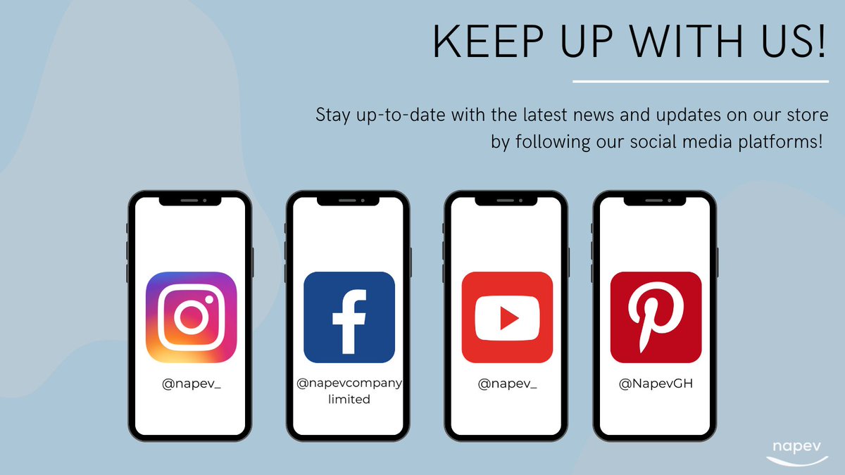 NapevGH's tweet photo. 📣 Exciting news! 🌟 Want to stay updated with the latest happenings, trends, and exclusive offers? Look no further! 👀 We've got you covered on our social media pages. 📲💻 Follow along for a thrilling journey filled with inspiration, behind-the-scenes peeks, and so much more! https://t.co/eX4q5RQPnb