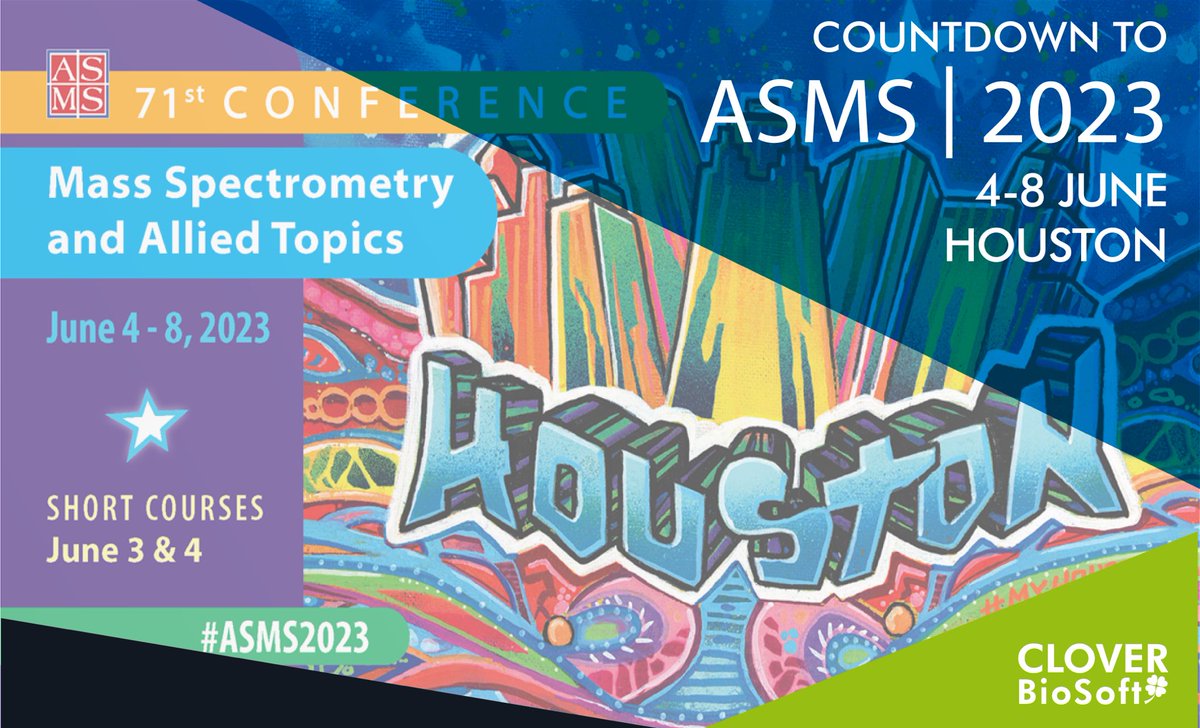 Clover 🍀 will be attending the ASMS Conference on Mass Spectrometry in Houston
If you or your team use MALDI-TOF or FTIR and would like to learn more about our Clover MSDAS platform during ASMS, please feel free to contact us! 

 📩 info@cloverbiosoft.com