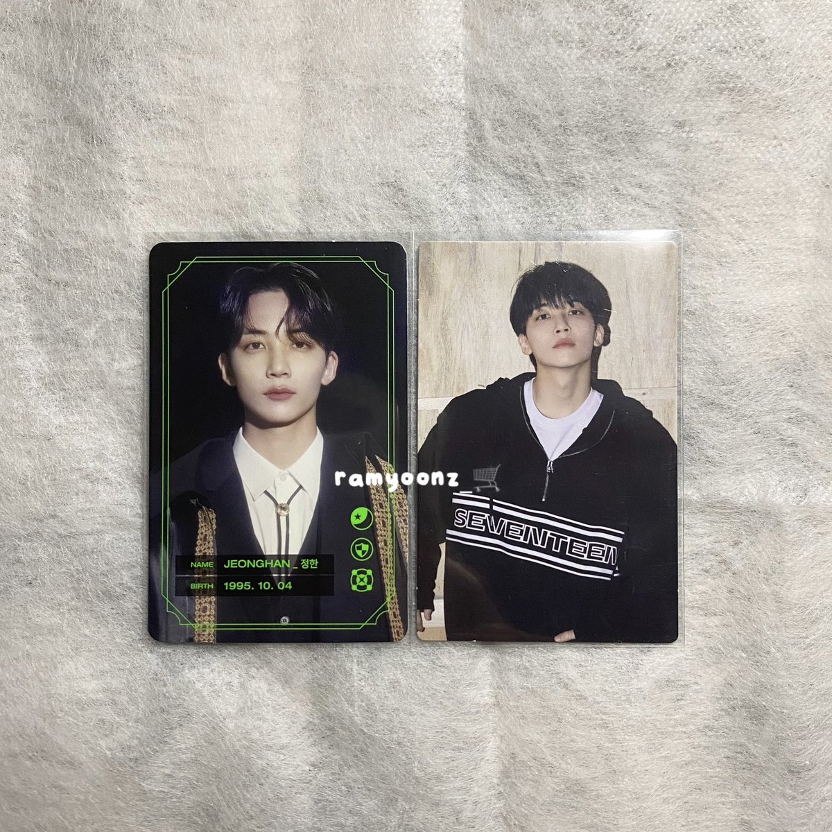 ramyoonzcart's tweet photo. WTS WANT TO SELL
SEVENTEEN jeonghan carmem gameboi & caratland 22 tradingcard
💰26k, 31k , take all 55k (goodcondi)
📍bjm ina
🍊 https://t.co/hSlFmBF0eM
Tags #wts #wanttosell #photocard #SEVENTEEN #jeonghan #gameboi #caratland22 https://t.co/a5Y3J0ZtmJ
