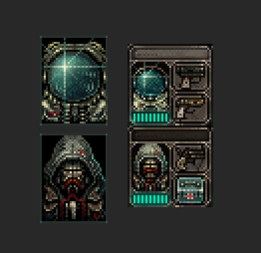 modredcastleton's tweet image. Not sure if I mentioned here playing as Ersatz (synthetic human being) or Mutoid (mutated human being) are confirmed 🚷🚷

Also ROBOTS (pronounced &apos;rubuts&apos;) 

#WormwoodStudios #HibernaculumGame #Humanoids