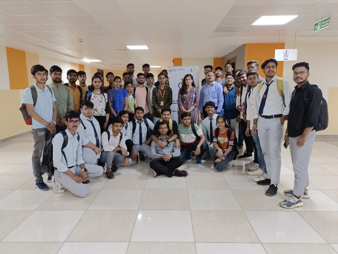 aicmuj's tweet photo. Here are a few snippets from the one day exposure visit of students of Poornima College Jaipur at @AIC MUJ!
 The workshop began with a definition of entrepreneurship as the process of creating something new from scratch and then turning that idea into a viable businessopportunity https://t.co/wt3ftR1VIH