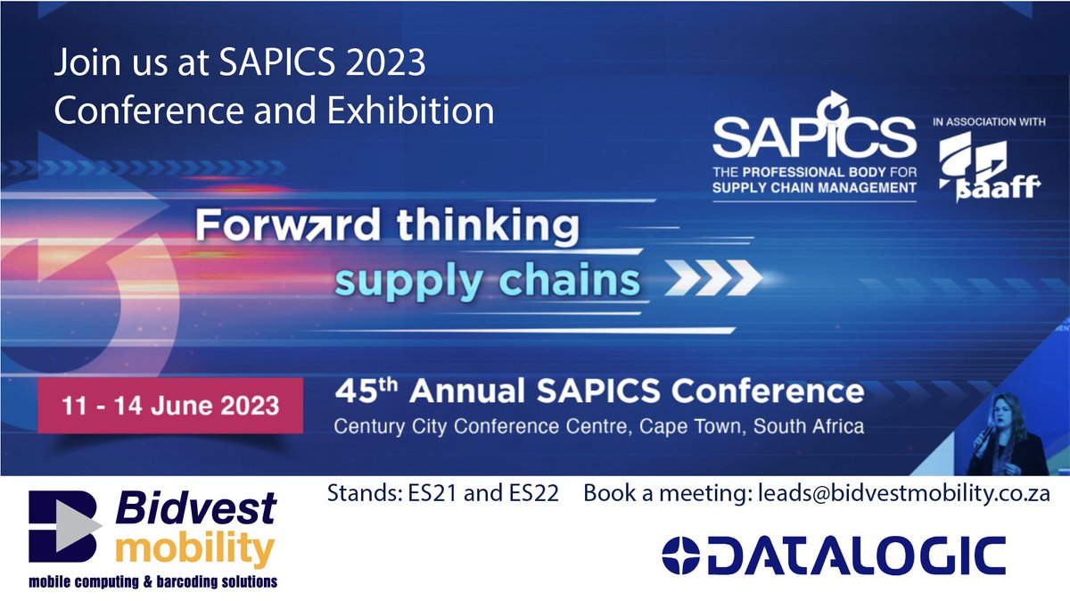 Bidvest Mobility, partners with  Datalogic to take mobility te the next level

logistafrica.com/en/2023/05/31/…

#mobility #SAPICS #bidvestmobility #datalogic #software #automation #leader #supplychain #computing #data #innovation #forwardthinking #conference @SAPICS01