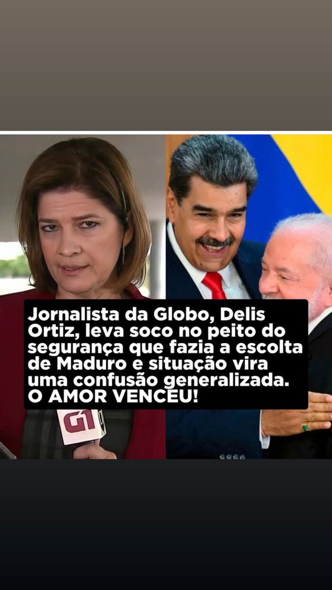 Ué mas o malvadão da imprensa não era o Bolsonaro 🤷🏼‍♀️ decide ai pq o amor venceu, com ódio todos eram livres com amor toma murro no peito 🫣
