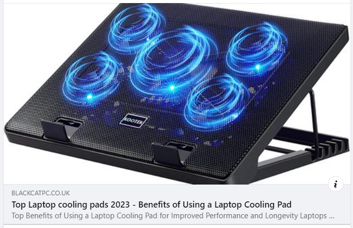 Blackcatpc's tweet photo. Top Laptop cooling pads of 2023 - The Benefits of Using a Laptop Cooling Pad #Laptop #laptopcooling #laptopcooler #laptopparts https://t.co/kmKJNx7xZl https://t.co/1emljEPhOu