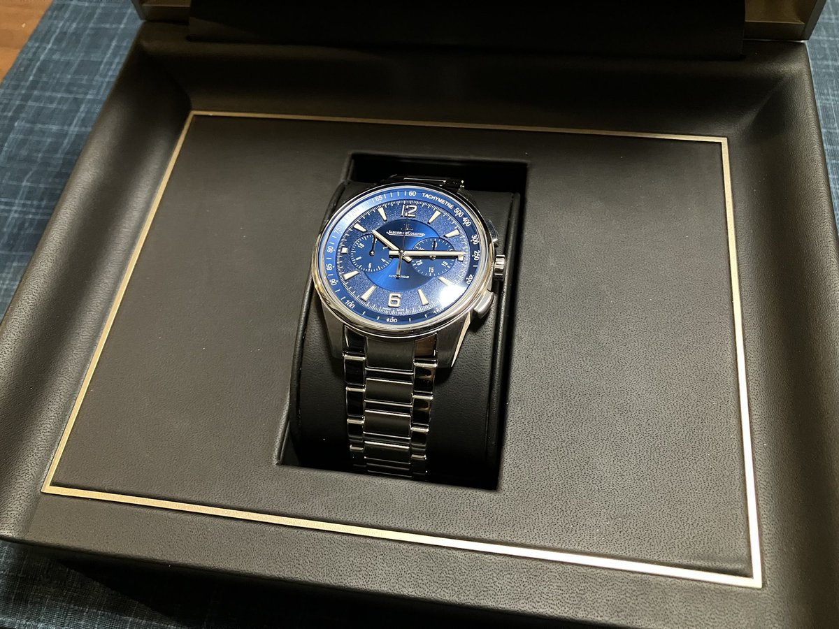 shot_whitch's tweet photo. JAEGER-LECOULTRE
ポラリス・クロノグラフ Q9028180
購入しました〜！

ルクルトの中では若干ニッチ寄り？なモデルかもですが、ヴィンテージ感も漂うカッコいいスポーツウォッチだと思ってます！たくさん愛でたい☺️

#ジャガールクルト #購入報告 https://t.co/mhzaEmVwSs