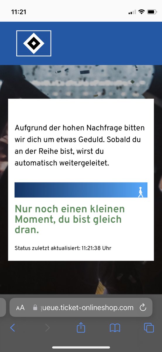 Man kann es ja versuchen…
Hat noch jemand Karten über?
Ganz egal wo. 🙏🥺
#HSV #nurderHSV
