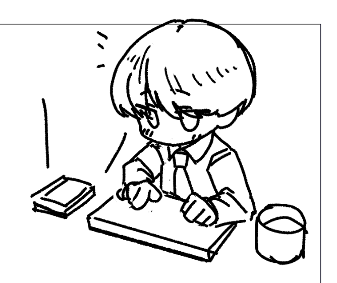 低身長先生 いちおうカオあるっちゃあるんですがあまり描かない 