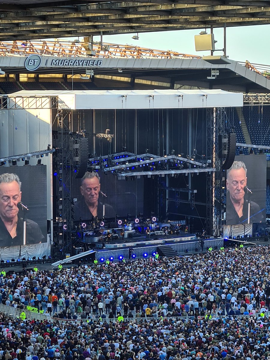 Wow, what an experience,  The Boss and the E Street Band at Murrayfield......Ive been Dancing In The Dark all night.........