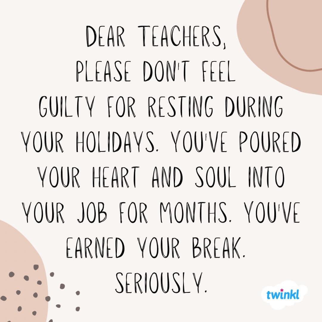 To all my teacher friends who need to hear this today 
Dear teachers… 
✉️✉️✉️
You have made it 5/6 of the way through the school year! We know you do an amazing job every day and so you deserve to relax and rest over your half term 🌸#halfterm #motivation #dearteachers #relax