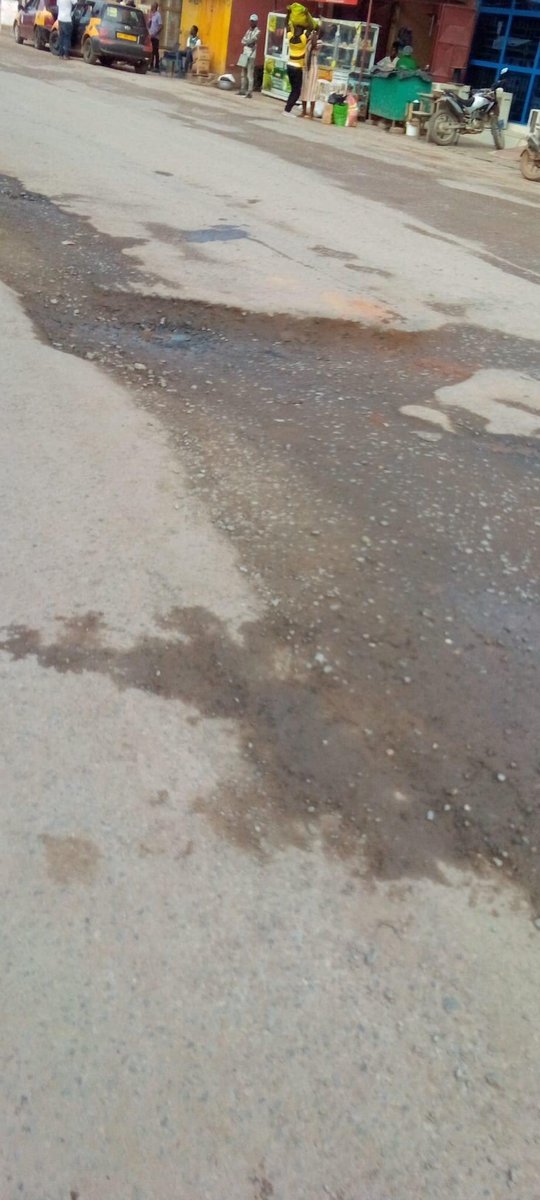 JonathanSiawAt1's tweet photo. Current state of High Street Road in Tarkwa-nsuaem Constituency under the care of Hon. Mireku Duker (MP) and Hon. Benjamin Kessie (MCE). Heavy MANHOLES.

The #focus on galamsey and media suppression than development of the area.

#GhPotholes 

Cc. JoyNews TV3 Ghana https://t.co/VKxlqq06qY