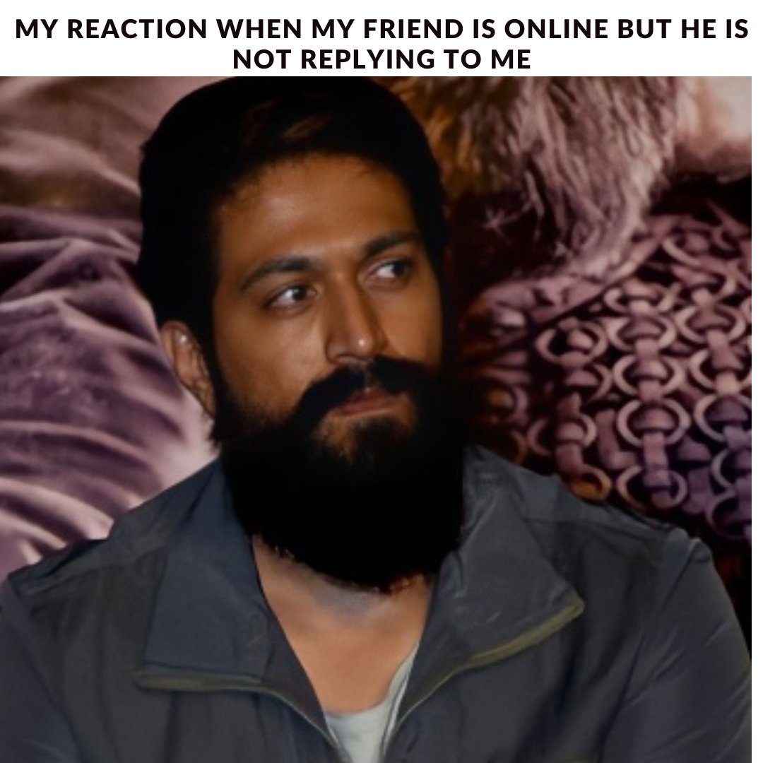 Tag that friend in the comment box who doesn't reply to you 
@thenameisyash
#YASHBOSS #rockingstaryash #Punjab #pubjabfans #punjabfoods #rockybhai  #kgf2 #kgfchapter2 #kgf3 #yash19