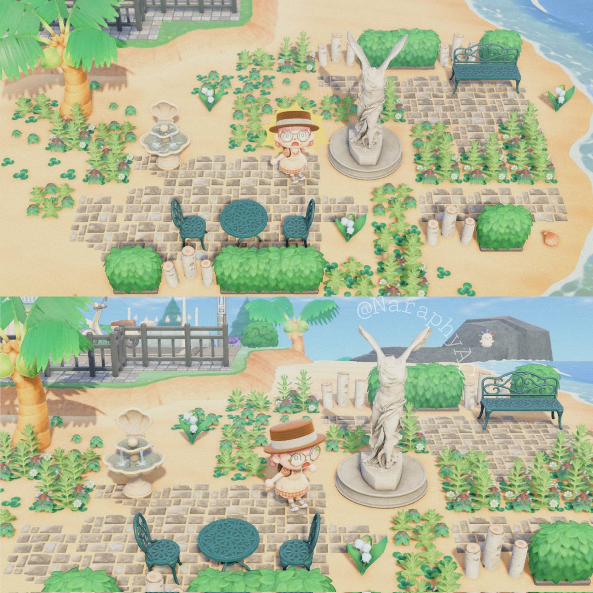 NaraphyAC's tweet photo. ─── No sabía lo abandonado que tenía el juego hasta que vi cuánto han crecido los hierbajos 
#ACNH #AnimalCrossing 
#AnimalCrossingNewHorizons 
#あつまれどうぶつの森 https://t.co/D4G9r6Kzj0