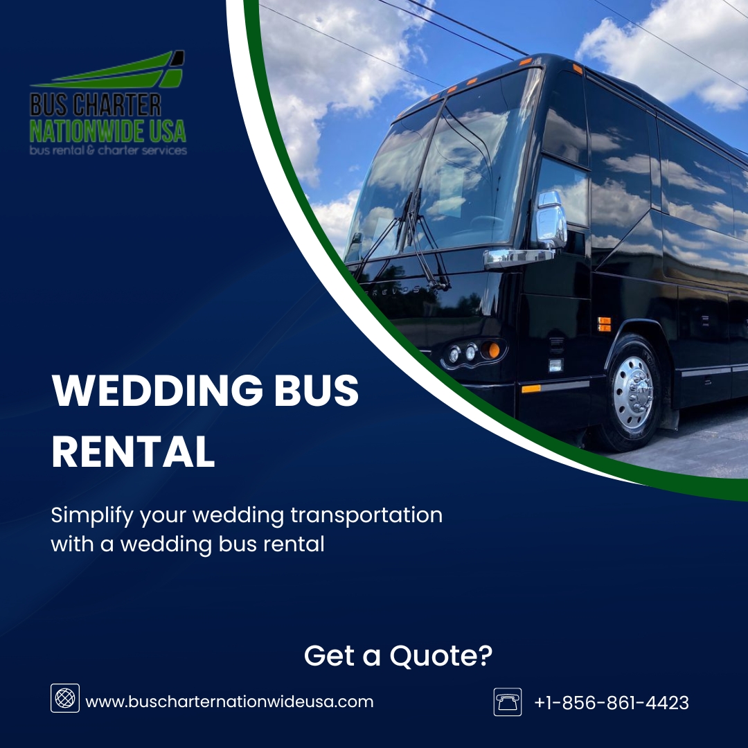 Rent a wedding bus for a stylish transportation solution on your special day. Enjoy spacious seating and a luxurious atmosphere for your guests.
𝐄𝐦𝐚𝐢𝐥 𝐮𝐬: info@buscharternationwideusa.com
𝐂𝐚𝐥𝐥 𝐔𝐒: +1-856-861-4423
#buscharternearme #entertainer #buscharter #travel