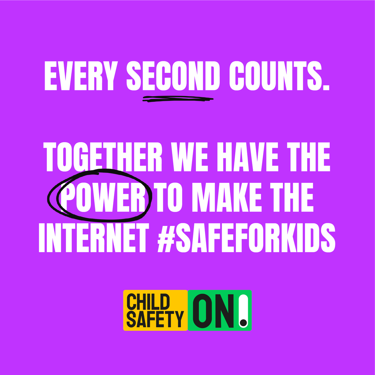 Over 160 child sexual abuse images and videos are uploaded every minute.

It takes seconds to sign our petition to help make the internet #safeforkids. Make every second count and sign now: childsafetyineurope.com/sign-the-petit…

#ChildSafetyOn #internationalchildrensday