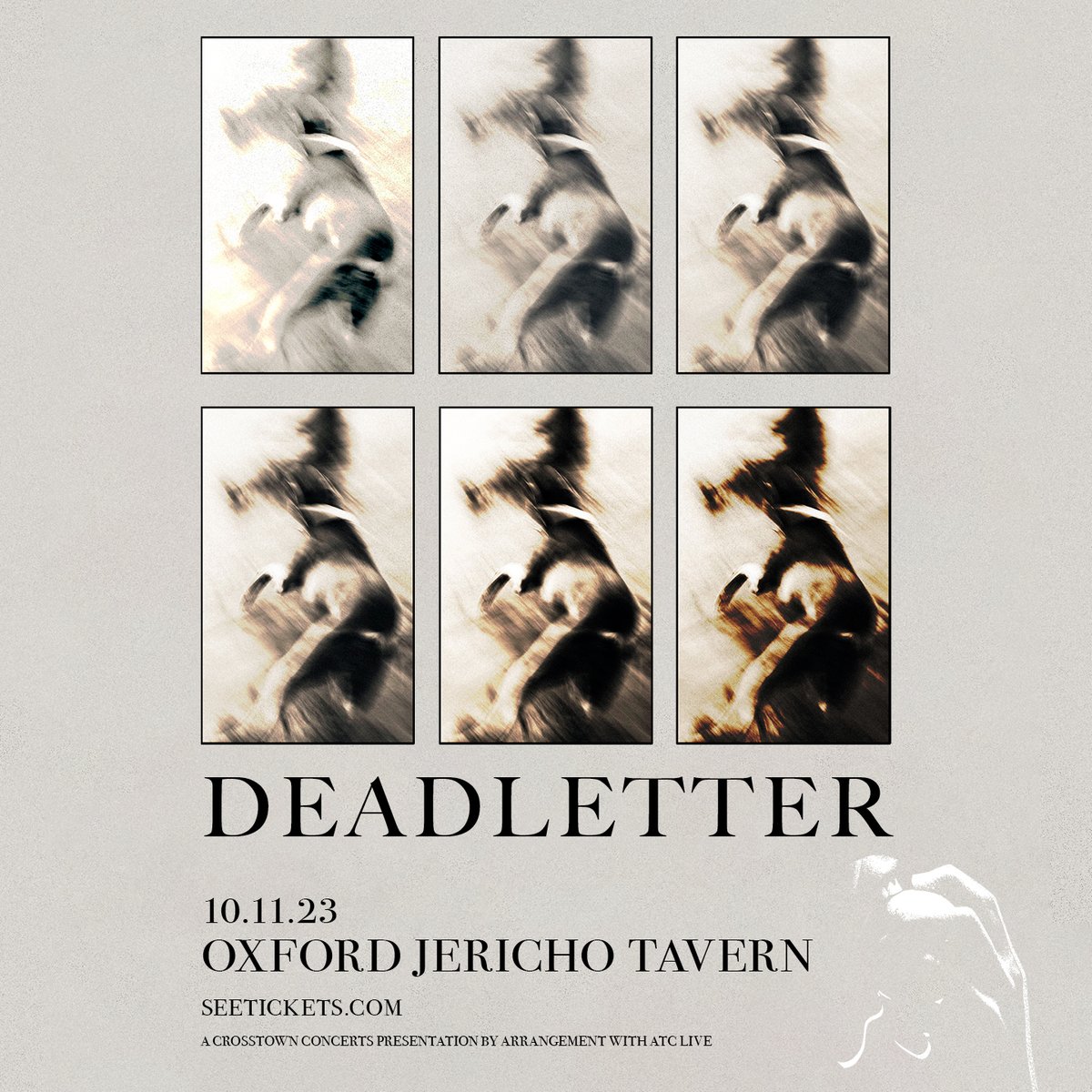 Tickets are now on sale for @_DEADLETTER @Jericho_Tavern in Oxford on Friday 10th October. Get yours here: crosstownconcerts.seetickets.com/event/deadlett…