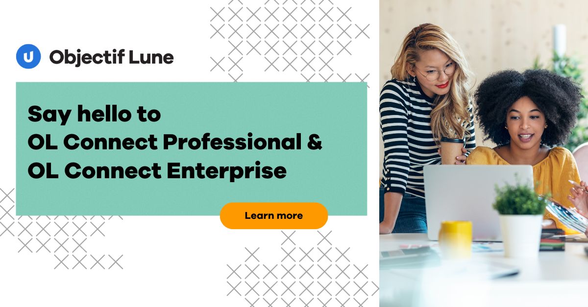 ObjLune's tweet image. Say hello to OL Connect Professional &amp;amp; OL Connect Enterprise! Our popular PlanetPress Connect and PReS Connect software are now editions under the #OLConnect brand and have been renamed OL Connect Professional and OL Connect Enterprise. Learn more: bit.ly/3NyIWjX
