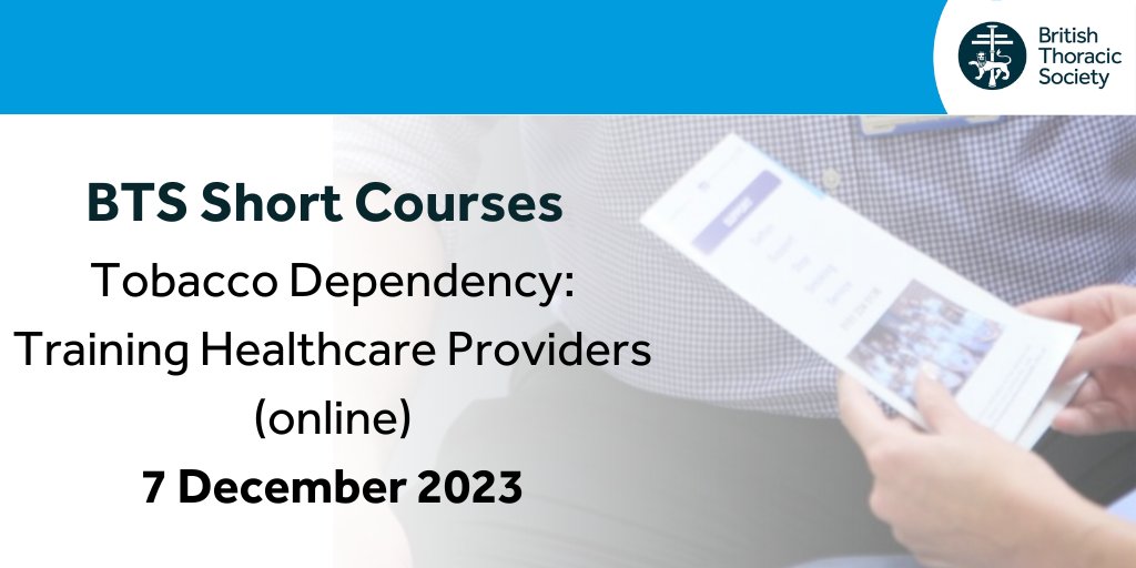 British Thoracic Society (BTS) (@btsrespiratory) on Twitter photo Today is World No Tobacco Day. If you are a respiratory professional working in tobacco dependency, you may be interested in our Tobacco Dependency Short Course. Learn more and book your place: bit.ly/4016Ua6
#RespEd #Respiratory #RespIsBest #TobaccoDependency Today is World No Tobacco Day. If you are a respiratory professional working in tobacco dependency, you may be interested in our Tobacco Dependency Short Course. Learn more and book your place: bit.ly/4016Ua6
#RespEd #Respiratory #RespIsBest #TobaccoDependency