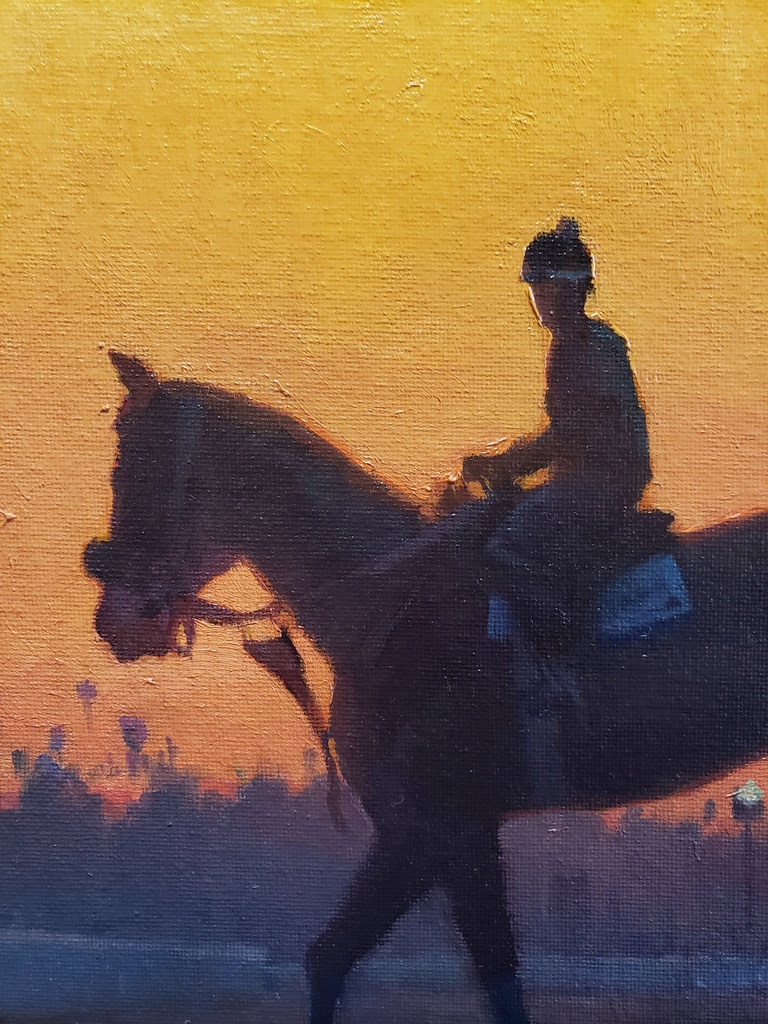 Take a look at Michael Obermeyer's painting depicting a horse racer in Santa Anita!

americanlegacyfinearts.com/artwork/santa-…

'Santa Anita Dawn', Oil on canvas panel, 12' x 16'

#michaelobermeyer #pasadenaart #horselovers #impressionismart #americanart #artgallery #californiaart #equestrian

⁠
