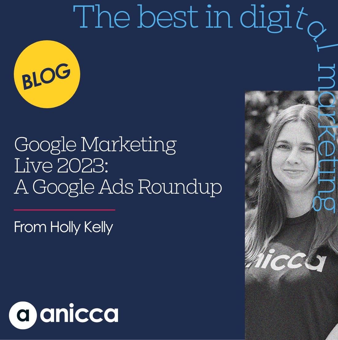 👉 Read our new blog! 

😎 Our super Head of Paid Media Ops, Holly Kelly, is back with a new blog all about Google Marketing Live 2023 and the recent announcements in the world of PPC. Take a look to stay in the loop with all the recent developments! 

👍  Link in bio!